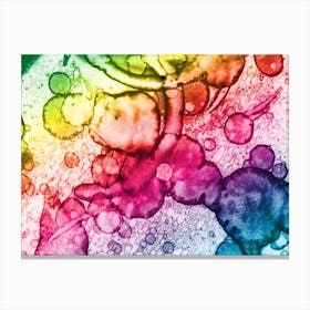 Abstract Rainbow Canvas Print