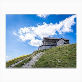 Mountain Hut Canvas Print