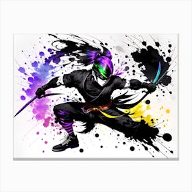 Ninja 1 Canvas Print