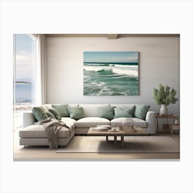 'Wave Crashing' Canvas Print