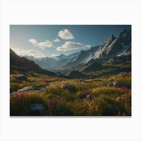 Mountain Landscape Canvas Print