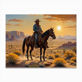 Wild West 6 40x30in 12000x9000px 45 Canvas Print