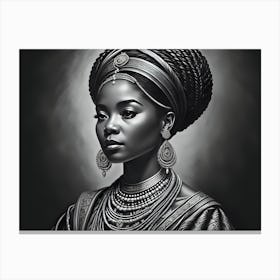 African Woman 1 Canvas Print