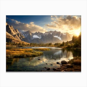 Among The Sierra Nevada California 1 Canvas Print