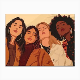 Group Of Women 22 Canvas Print