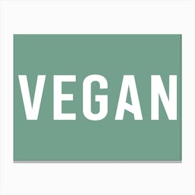 Vegan Canvas Print