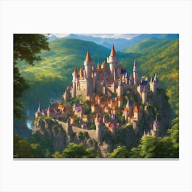 Fantasy Castle  Canvas Print