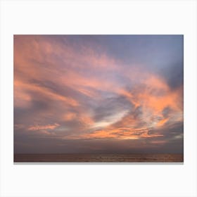 The evening sky Canvas Print