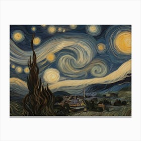 Starry Night 85 Canvas Print