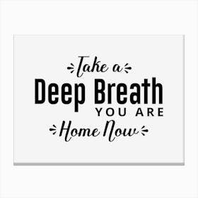 Deep Breath Canvas Print