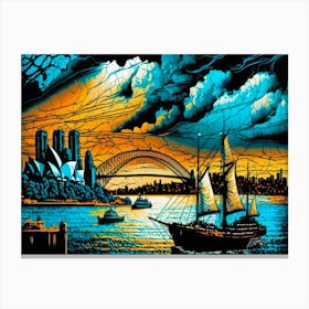 Sydney Harbour - Sydney Australia Canvas Print