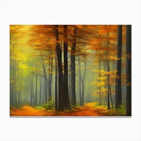 Autumn Forest 26 Canvas Print