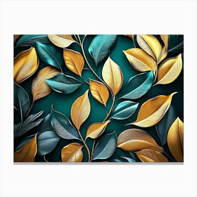 Leaves Background 1 Canvas Print