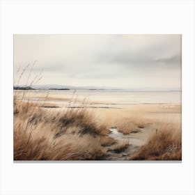 Rustic Coastal Painting Canvas Print