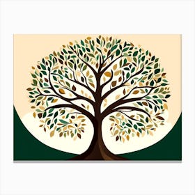 Tree VECTOR ART Canvas Print