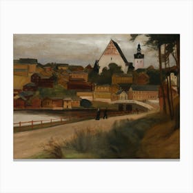 Näköala Porvoosta, 1899, By Magnus Enckell Canvas Print