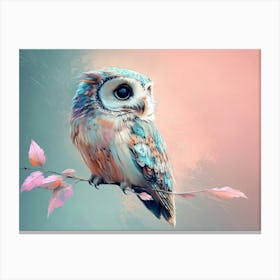 Owl Painting 1 Canvas Print