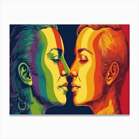 Rainbow Love 13 Canvas Print