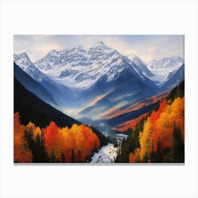 Fall Arrives In The High County 2 Canvas Print