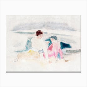 Two Women And Boats (1916), Charles Demuth Canvas Print