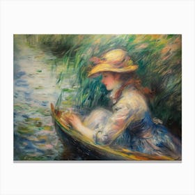 Contemporary Artwork Inspired By Pierre August Renoir 2 Canvas Print
