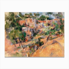Bibémus, Paul Cézanne Canvas Print