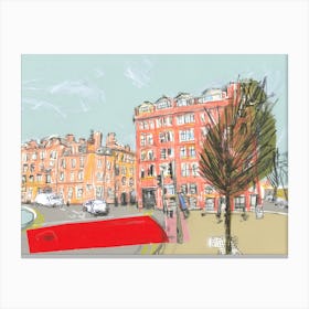 Back Of Canal Street Canvas Print