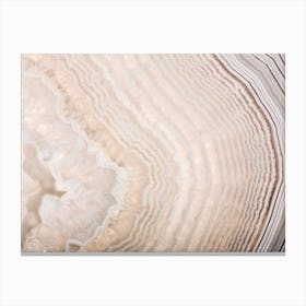 Abstract Rock Layers Canvas Print