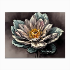 Black Lotus Canvas Print