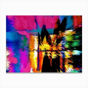 Acrylic Extruded Painting 12 Canvas Print