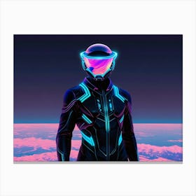 Futuristic Man Canvas Print