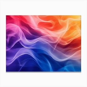 Abstract Smoke Canvas Print