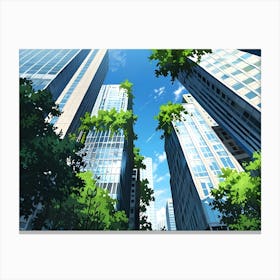 Skyscrapers Canvas Print