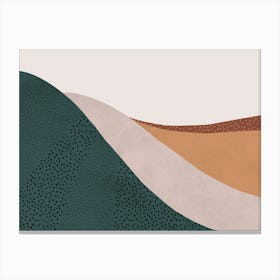 Rolling Hills Abstract Canvas Print