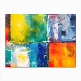 Abstract Squares Canvas Print