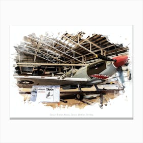 Darwin Aviation Museum, Darwin, Northern Territory Canvas Print