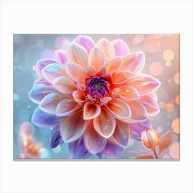 Dahlia Flower 4 Canvas Print