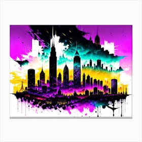 City Skyline Canvas Print