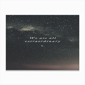 Dark Celestial Sky Stars Inspirational Quote Instagram Story 20230922 150648 0000 Canvas Print