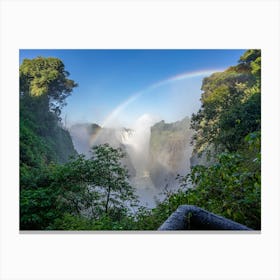 Rainbow Over Victoria Falls Zimbabwe Toile