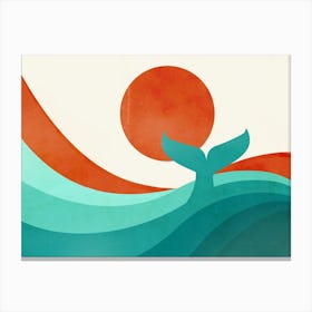 Wave (Day) Canvas Print