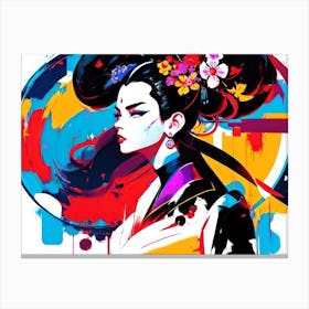 Geisha 133 Canvas Print