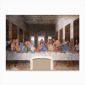 The Last Supper, Leonardo Da Vinci Canvas Print