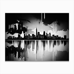 Abstract Cityscape 10 Canvas Print