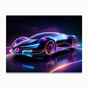 Futuristic Car 32 Canvas Print