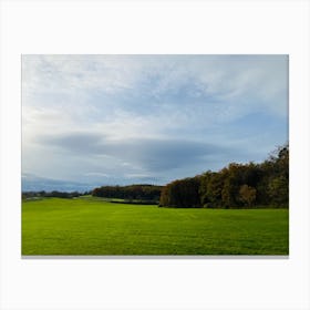 Green Field Canvas Print