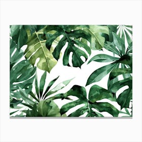 Tropical Leaves 131 Canvas Print