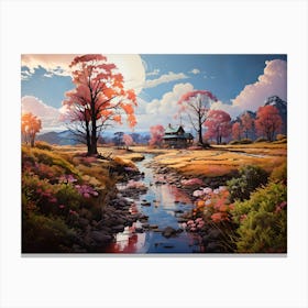 Landscape Painting Canvas Print