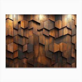 Wooden Wall 1 Canvas Print