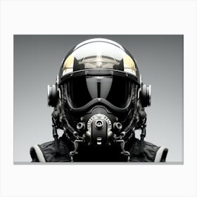 Pilots Helmet Canvas Print